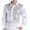 White, variant on MuZeFu Long Sleeve Shirts for Men White mens Solid Color Sequin Performance Dress Long Sleeved Lapel Shirt