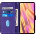 thumbnail image 5 of Case for Samsung Galaxy S22 Ultra Wallet Case with Card Holder Leather with Kickstand Card Slots Phone Case Durable Magnetic Shockproof Protective Cover for Samsung Galaxy S22 Ultra Purple YBS, 5 of 14
