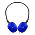thumbnail image 3 of JVC - Écouteurs Filaires Plats, Légers et Pliables avec Microphone Intégré et Télécommande, Bleu, 3 of 5