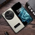 thumbnail image 3 of Fesign Slim Phone Case for Oneplus Open Oppo Find N3 Case with Kickstand. Oneplus Open Luxury Leather Back Case with Hinge Protection Hard PC Bumper Case for Oneplus Open 2023 (Silver), 3 of 5