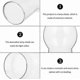 thumbnail image 3 of Oil Lamp Chimney Kerosene Lamp Shade Replacement Glass Lamp Shade Vintage Light Shade Oil Lamp Glass Shade Lamp Cover, 3 of 5