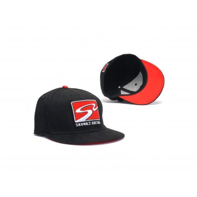 Skunk2 Racing 731-99-1502 Team Baseball Cap Racetrack Logo, Black - Large & Extra Large