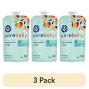 (3 pack) Cerebelly Stage 2 Sweet Potato Mango Organic Baby Food Puree, 4 oz