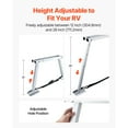 thumbnail image 3 of KFFKFF Universal RV Stabilizer, RV Bumper Stabilizer for Trailers, Campers, Fifth Wheel, Compact Foldable Design for Easy Storage, 3 of 9