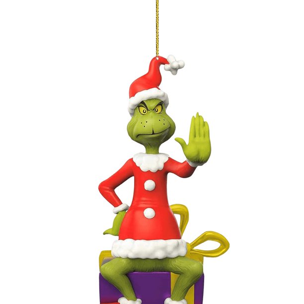 Decoración Del Árbol Del Monstruo Verde Navidad divertido monstruo verde árbol decoración fiesta fiesta árbol artesanía suministros (7)