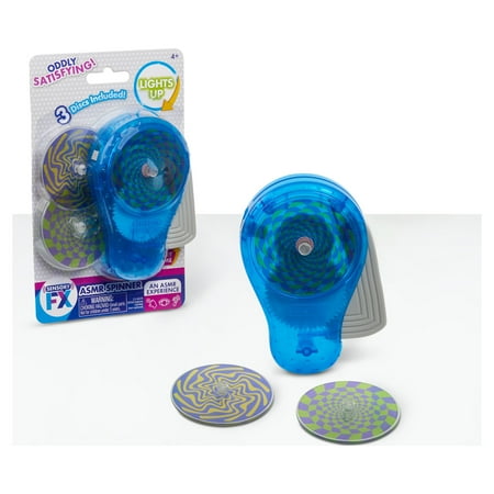 Sensory FX ASMR Light Up Disc Spinners, Styles May Vary, Fidget and Stress Toys for Kids and Adults, Create Mesmerizing Designs, Kids Toys for Ages 4 Up, Gifts and Presents