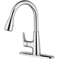 thumbnail image 3 of American Standard 7074300.002 Robinet de Cuisine à Poignée Unique avec Pulvérisateur Rétractable, Chrome Poli, 3 of 5
