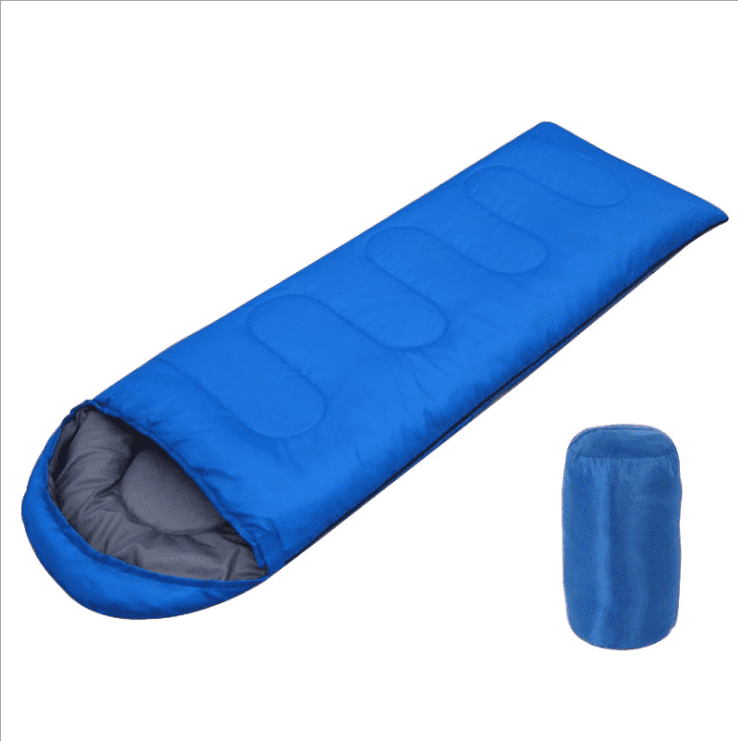 eco Sleeping Bag Camping Adult Single Green/with Carry Bag 188 x 70cm 