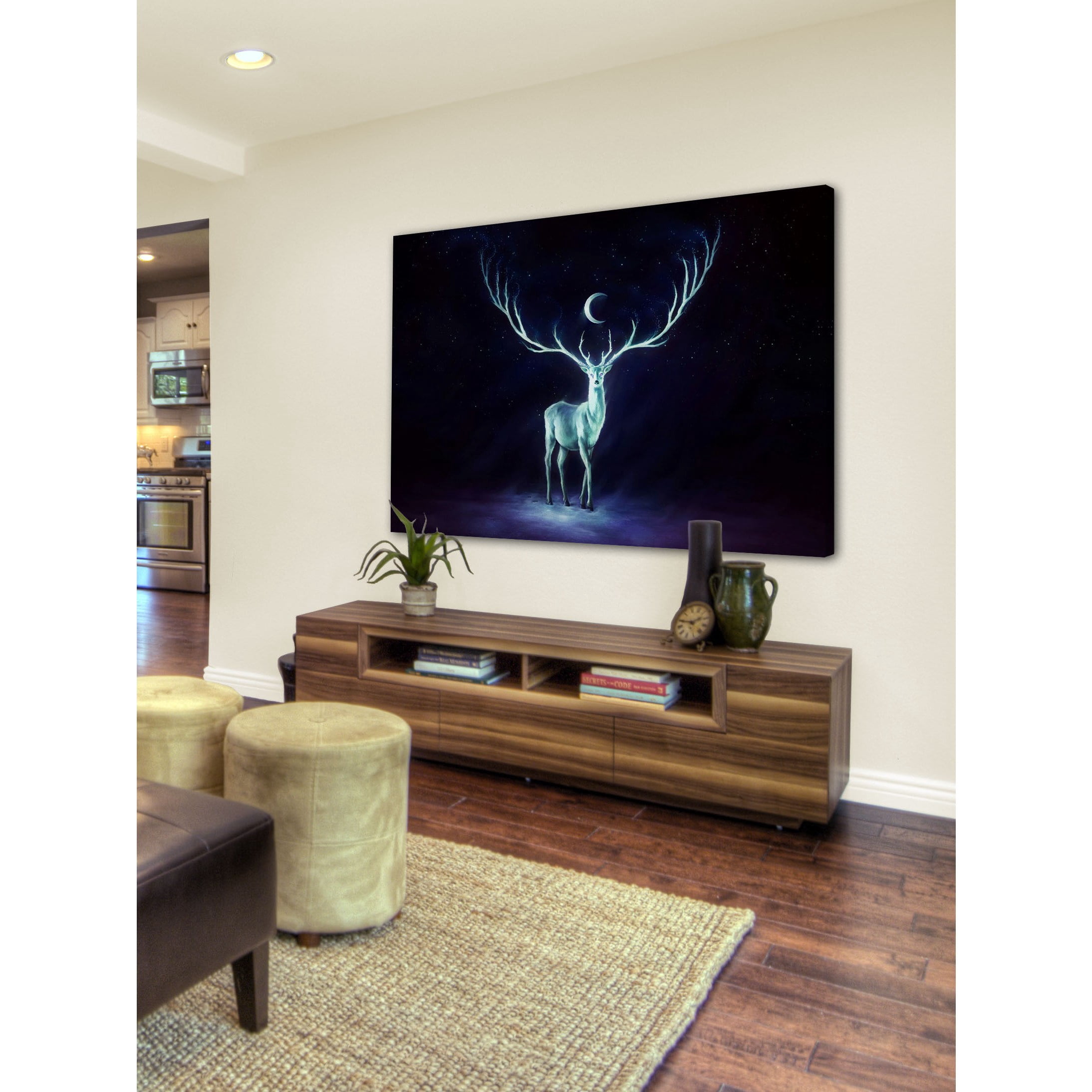Marmont Hill "Nightbringer" Painting Print on Canvas