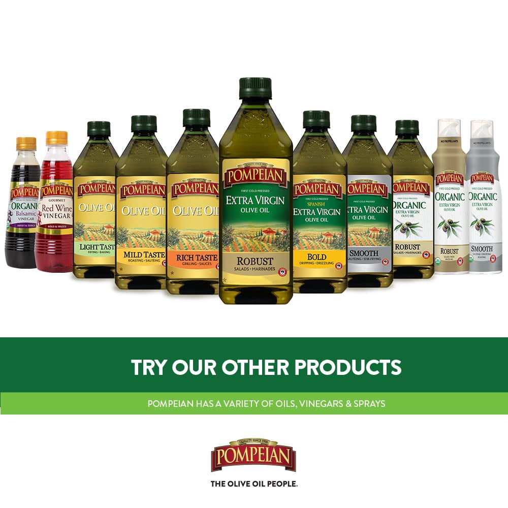 Pompeian Gourmet Selection Extra Virgin Olive Oil (Pack of 14)