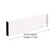 thumbnail image 3 of Separadores de cajones extensibles de plástico blanco ajustable de 14,6" y 10,6" – Organizador antideslizante para dormitorio, baño, cocina y almacenamiento de oficina, fácil de instalar, resistente, 3 of 8