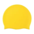 thumbnail image 2 of Extra Large Silicone Swimming Cap for Women & Men, Waterproof Swim Cap for Long Thick Curly Hair, Dreadlocks, Braids and Afros(Yellow One Size), 2 of 7