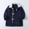 thumbnail image 4 of Vedolay Suit Jacket Boy's Plaid Jackets Button Long Sleeve Tops Toddler Coat with Pocket,Navy 3-4 Years, 4 of 5