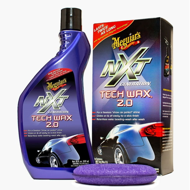 Meguiar's NXT Gen Tech Wax 2.0 - G12718, 18 Oz, Deep Gloss, UV