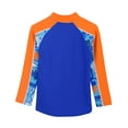 thumbnail image 3 of Tuga Boys Tube L/S Rash Guard (UPF 50+), Lagoon, 4/5 yrs, 3 of 4