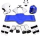 thumbnail image 1 of Conjunto de cinco piezas de Taekwondo, equipo Protector de Taekwondo, casco, armadura, guante de boxeo, equipo de Taekwondo, Protector de cabeza 3, 1 of 5