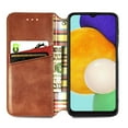 thumbnail image 2 of Allytech Flip Wallet Case for Samsung Galaxy A05s, Premium PU Leather Luxury Case with Kickstand & Card Slots, Magnetic Closure Inner Soft TPU Shockproof Protective Case for Women Men - Brown, 2 of 8