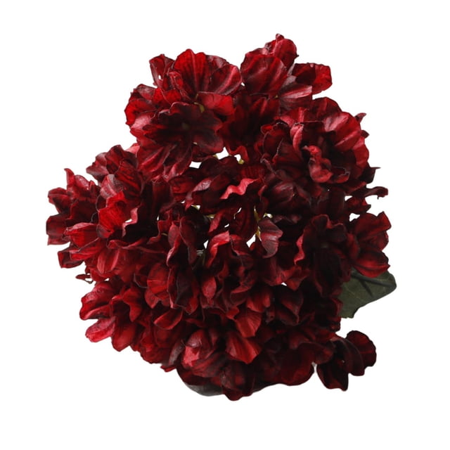 1 Branch Artificial Hydrangea Faux Silk Cloth Simulation Flower DIY Wedding Bridal Hand Bouquet Home Decor