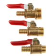 thumbnail image 4 of ZheElen Vanne à Boisseau Sphérique en Laiton Fileté Polyvalent pour 4 Utilisations interface 20mm 8mm Rouge 1Set, 4 of 6