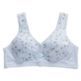 thumbnail image 3 of Women's Bra Full Coverage Non Padded Wirefree Bra -Comfort and Double Support, 3 of 6