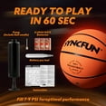 thumbnail image 4 of Light Up Basketball for Boys - Glow in the Dark Basketball for Night Games, Red LED Illuminated Ball with Accessories, Toy Gift for Kids Ages 3+, 4 of 6