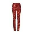 thumbnail image 3 of Hvot&aat Women’s Shiny Sequin Leggings Stretchy High Waisted Luscious Curvy Pants Evening Party Clubwear, 3 of 4