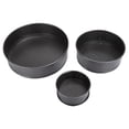thumbnail image 4 of FLAMEEN Cake Mold,3Pcs/Set 11cm 18cm 24cm Removable Bottom Round Shape Buckle Cake Mold DIY Baking Accessories,Round Cake Mold, 4 of 8