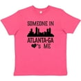 thumbnail image 3 of Inktastic Atlanta Georgia Someone Loves Me Skyline Youth T-Shirt, 3 of 5