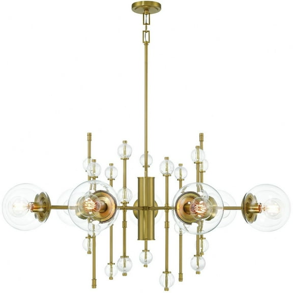 47222-014 Eurofase Lighting Traiton - 9 Light Chandelier-24.5 Inches Tall and 48 Inches Wide