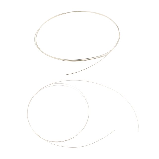 2 Piezas de Alambre Artesanal de de 0,6 Mm Y 0,7 Mm Sunnimix Plata de ley 925 maciza.