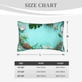 thumbnail image 6 of Bixox Tropical Pineapple Printed Pillow Protector,Super Soft Ideal for Home,Guests,Rentals - 16"x24", 6 of 8