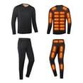 thumbnail image 3 of Heated thermal underwear Set For men Women USB 42 Zone Intelligent Heated top pants thermals For Skiing heated and, 3 of 8