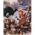 thumbnail image 1 of Catholic print picture - Shipwreck T - 8" x 10" ready to be framed, 1 of 1