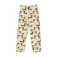 thumbnail image 4 of Xecao Dachshund Dog Men's Straight Lounge Pajama Pants: The Ultimate in Comfortable Sleepwear, 4 of 9