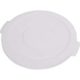 thumbnail image 1 of Carlisle 34102102 Bronco Round Waste Bin Food Container Lid, 20 Gallon, White, 1 of 7
