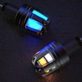 thumbnail image 5 of Señales de giro de 12v, luces Led de esquina intermitentes para manillar de motocicleta, 2x, 5 of 5