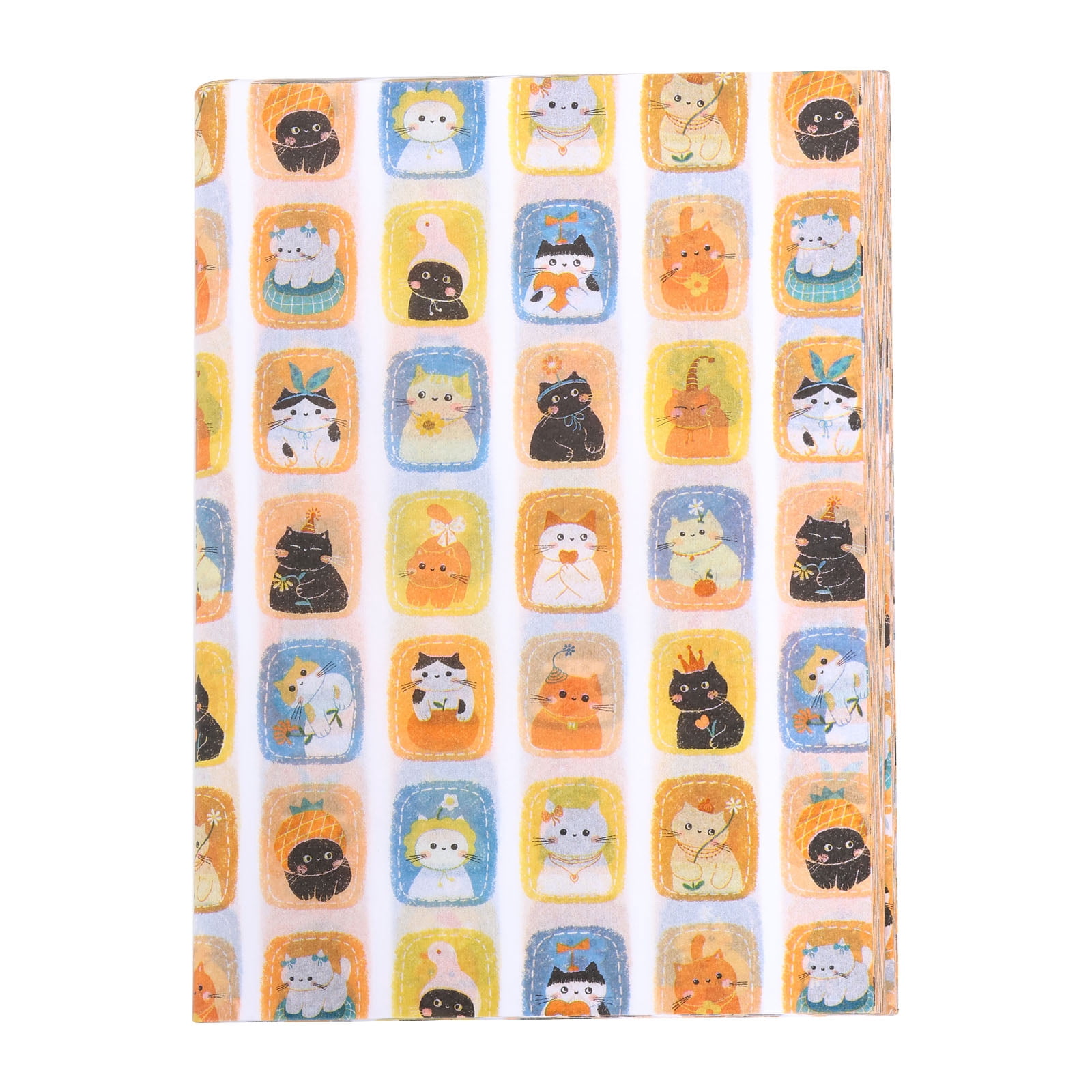 Atopoler 200 Sheet Cartoon Tissue Paper,Cute Animal Floral Preasent Wrap Tissue Paper for Wrapping Crafting Packing,20 x 14 inches,Orange Color