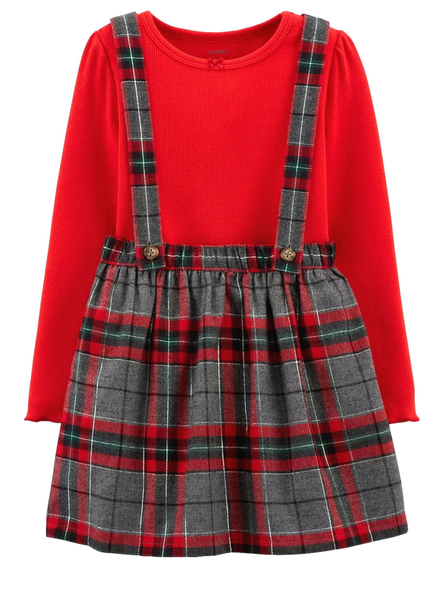 carters red sweater dress