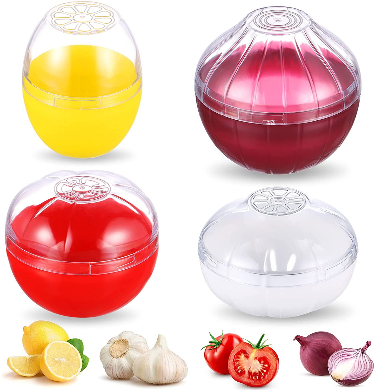 Vegetable containers Onion Lemon Pepper food savers kitchen tool Healthy Super 