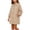 X Khaki, variant on DJDLJWCJ Teen Girls Trench Coat (1-12) Double Breasted Mid-Length Cotton Spring Fall Casual Outerwear with Pockets Khaki Size 9