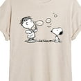 thumbnail image 3 of Peanuts - Rerun And Snoopy Bubbles - Juniors Ideal Flowy Muscle T-Shirt, 3 of 6