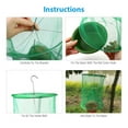 thumbnail image 4 of 4 PCS Ranch Fly Trap,Outdoor Fly Trap Killer Bug Cage Net Perfect For Horses,Outdoor, 4 of 7