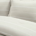 thumbnail image 2 of Lush Decor Classic Farmhouse Woven Striped Comforter Set, 3 Piece Set, King/ California King, Neutral & Off White - Farmhouse Bedding Set - Chalk Stripe Comforter - Yarn Dyed - Neutral Bedroom Decor, 2 of 8