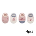 thumbnail image 2 of LYMAYTER 0-8Y ‌‌‌‌Baby Girl Boy Non-Slip Ankle Socks Grips for Infants Toddlers Newborn Indoor Walking 4 Pairs, 2 of 8