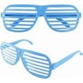 thumbnail image 5 of 4 pares de gafas de plástico con obturador, gafas de sol, accesorios para fiestas, colores surtidos, 5 of 5