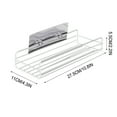 thumbnail image 2 of Fiudx Estantes Flotantes de Pared con Estructura de Metal Negro, Instalación Segura, Organizador Versátil para Baño, Cocina, Sala de Estar y Oficina, 27,5 X 11 X 5,5 Cm., 2 of 5