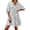 Black, variant on Women Summer Dresses Striped Mini Dress Half Sleeve Button Down Tiered Flowy Beach Vacation Outfits Pockets