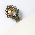 thumbnail image 5 of Leopard Elegant Vintage Copper-Colored Lace Book Marks – Set of 2 Stainless Steel Book Markers for Book Lovers and Readers, 5 of 5