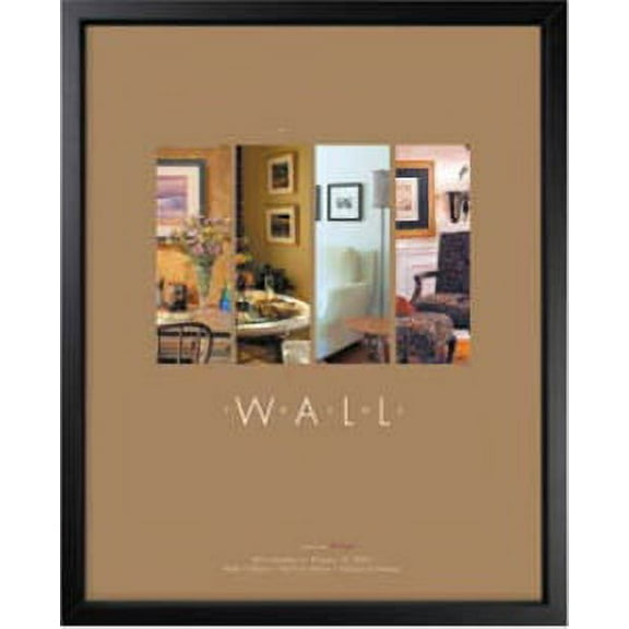 PETITE WEDGE black wood poster frame from MCS - 16x20