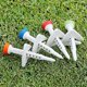thumbnail image 3 of 4Pcs 77MM Golf Tee 5 Levels Positioning Height Adjustable Aiming Line Round Ball Holder Golf Training Aid Spike Golf Accessories, 3 of 5